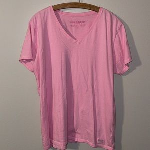 Life is Good Crusher V-Neck T